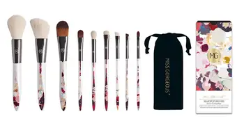 

Miss Gorgeous 9pc Makeup Brush Print Cosmetic Eye Shadow Eyeliner Eyebrow Brush Lip Concealer Blusher Brush Beauty Make Up Tool
