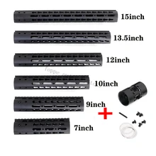 TOtrait AR15 поплавка Keymod Пикатинни " 9" 1" 12" 13," 15" Защита для рук для Охота тактический прицел Крепление
