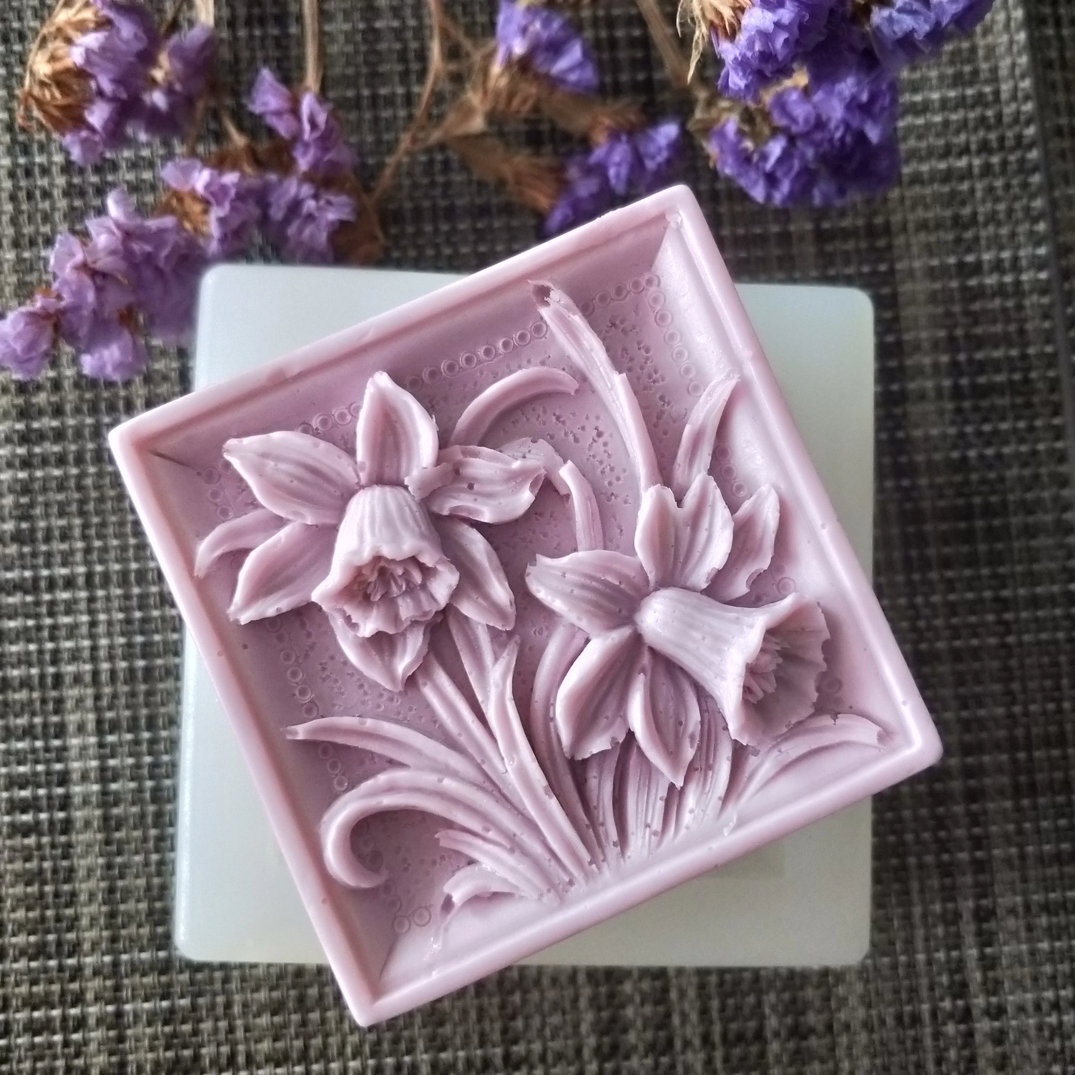HC0131 przy силиконовые формы цветы формы для мыла Campanula квадратное мыло Цветочная глина Смола гипсовая шоколадная свеча форма для конфет