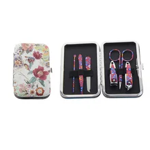 6 шт./компл. AliExpress Быстрая Профессиональный маникюр Manucure спа ногтей Идеальный маникюрный набор включает ножницы для ногтей клипер