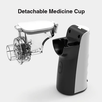 

Medical Mini Portable Nebulizer Handheld Inhaler Ultrasonic Steam Nebulizer for Kids Adult Atomizer Nebulizador Asthma Device