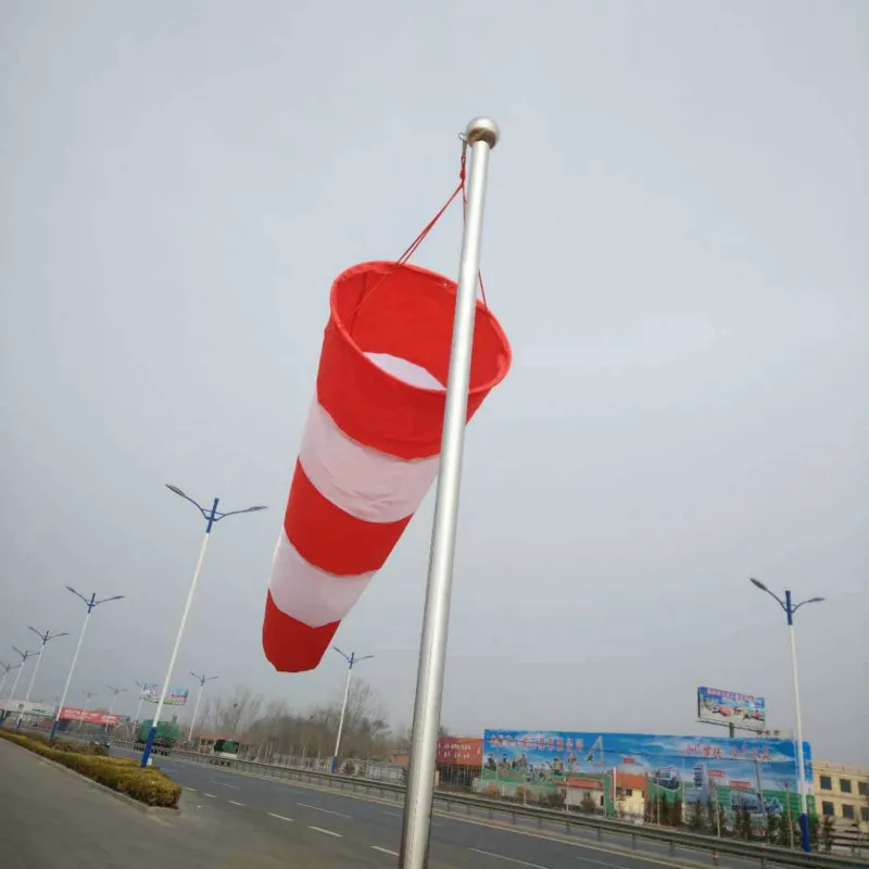 Wind Sock 80/100/150cm Windsock Weathervane Scratchproof Windproof fluorescent Reflective windsock weather bag wind vane wind direct