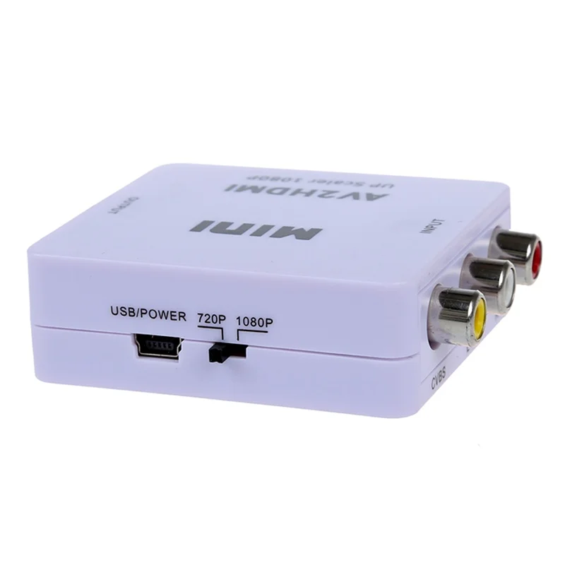 BMBY-mini AV CVBS композитный видео-конвертер HDMI увеличенный до 1080P