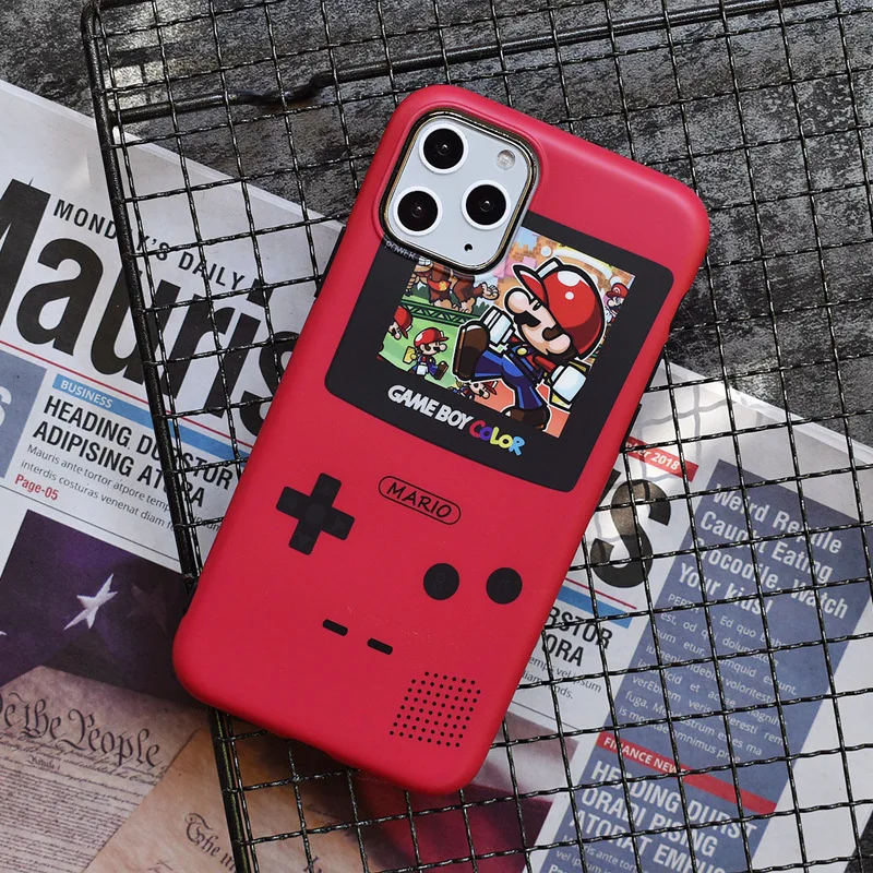Ретро Марио игровой чехол для телефона для iphone 11 11 pro max super Mario iphone x xs xr креативные игровые обои 7 8 plus