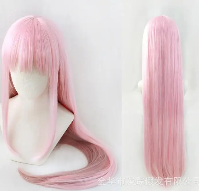 

100cm Anime Hololive Vtuber Mori Calliope Youtuber Cosplay Wig Long Pink Heat Resistant Hair Wigs