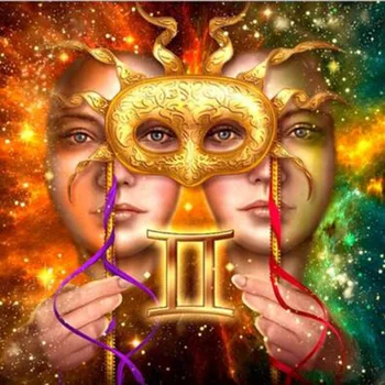 

5D Diamond Embroidery 12 zodiac signs Diy Diamond Painting Cross Stitch Crafts Square Diamond Mosaic Pattern Decor M550