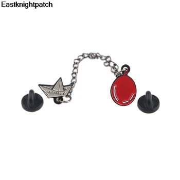 

12pcs/lot Ghost insignia Halloween For Women Men backpack hat clothes shoes diy decorate Brooches craft supply E0847