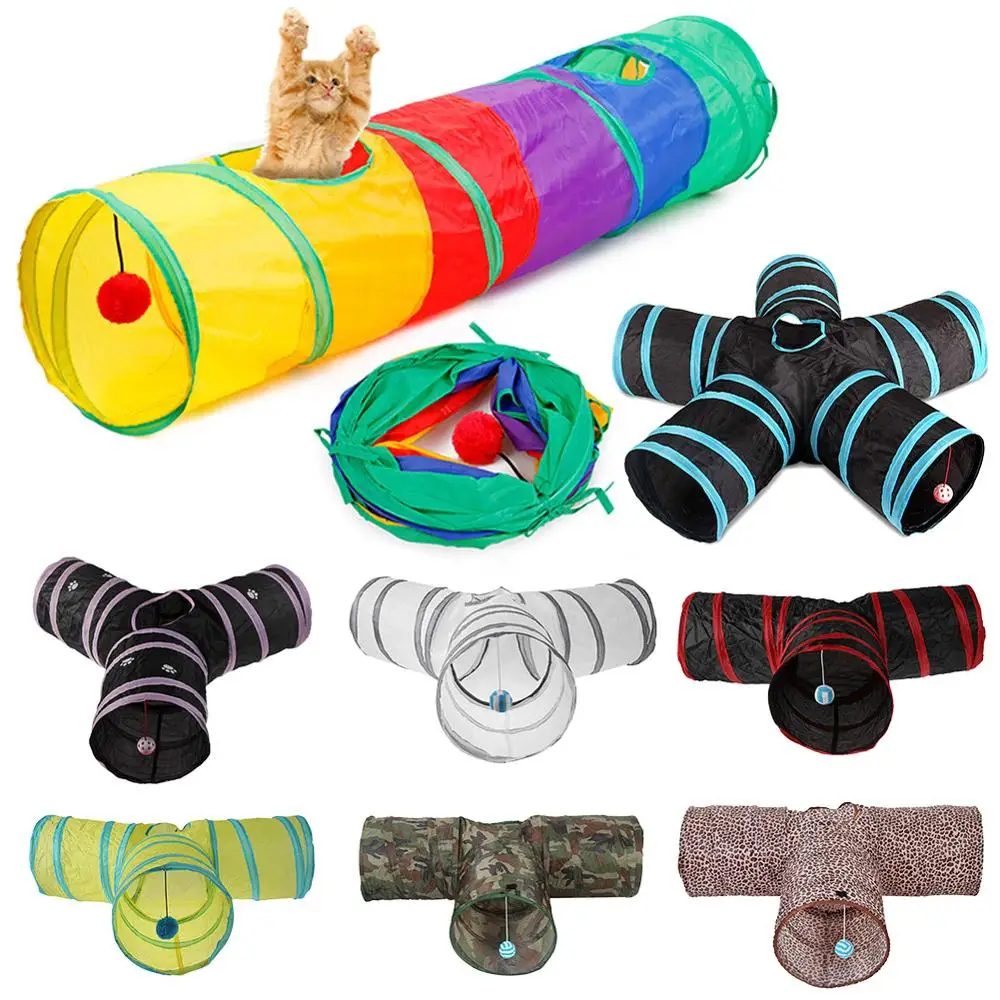 Pet Cat Tunnel Toys Tunnels Tubes Cats Play Tunnel Tubes Play