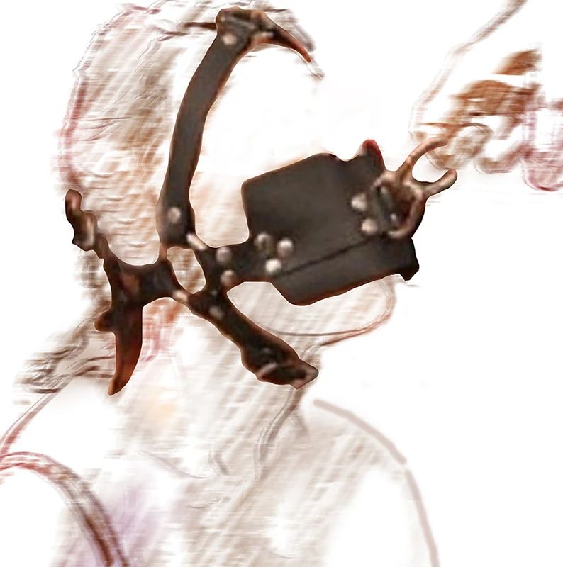 Sex Toys Sex Party Toys Erotic Sex Toy Sex Bondage Toys O Ring Open Mouth Spider Gag Ball Muzzle Bondage Gear BDSM Leather Harness Mask Blindfold For Couples