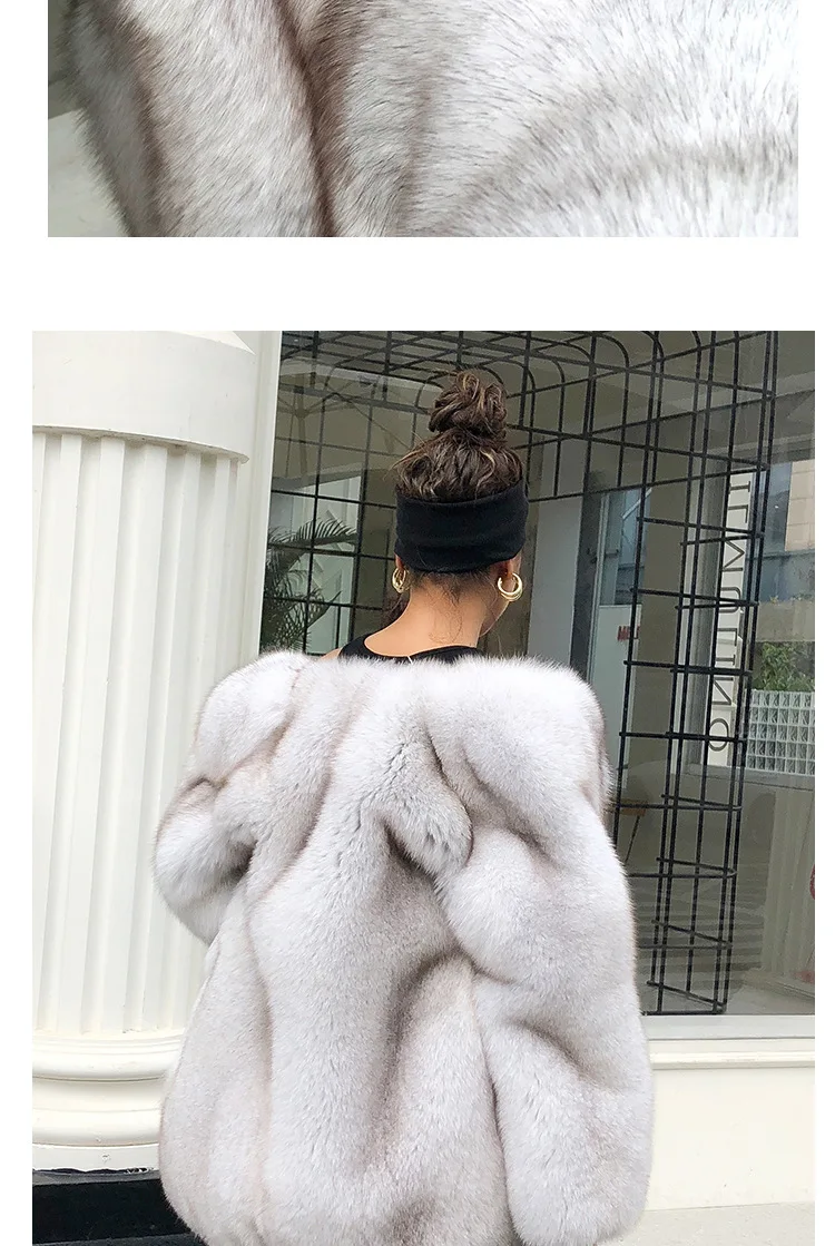 Новинка, зимнее пальто из лисьего меха, женская кожаная куртка, пальто из натурального Лисьего меха, женское роскошное зимнее полностью кожаное пальто из лисьего меха