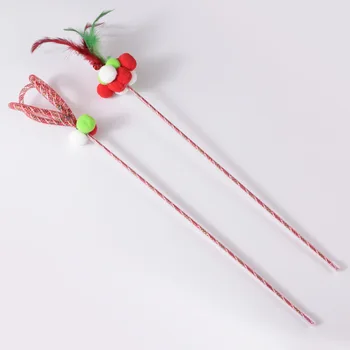 

Pet Toy New Products Magic Wand Magic Wand Christmas Series Cat Teaser Cat Toy