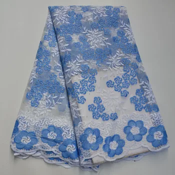 

New Design Nigerian Mesh Lace Fabric African Lace Fabrics High Quality tulle net French Net Lace Fabric For Wedding 5Yards 2020