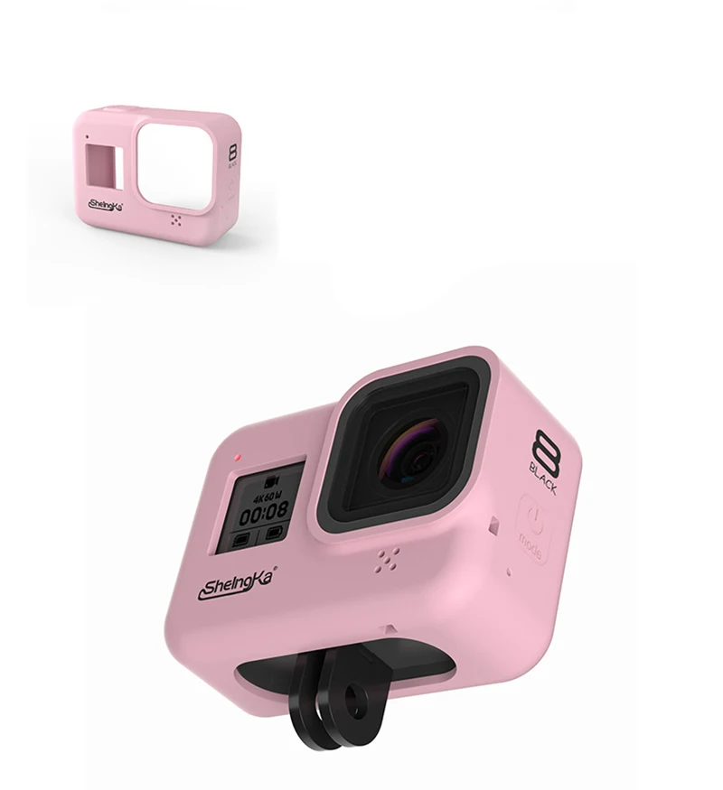Силиконовый резиновый защитный чехол для экшн-камеры GoPro Hero 8 Black, защитный чехол для GoPro Hero 8 Black