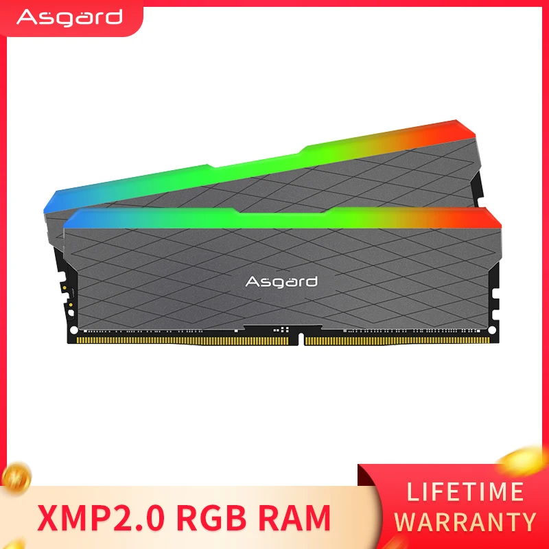 Asgard Loki w2 RGB 8 ГБ * 2 32 Гб 3200 МГц DDR4 DIMM 288 pin XMP Memoria Ram ddr4 память для настольных ПК игры