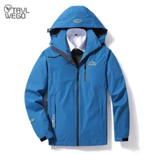 

TRVLWEGO Camping Hiking Jacket Men Women Autumn Outdoor Sports Coats Climbing Trekking Windbreaker Travel Waterproof Pink Rosy