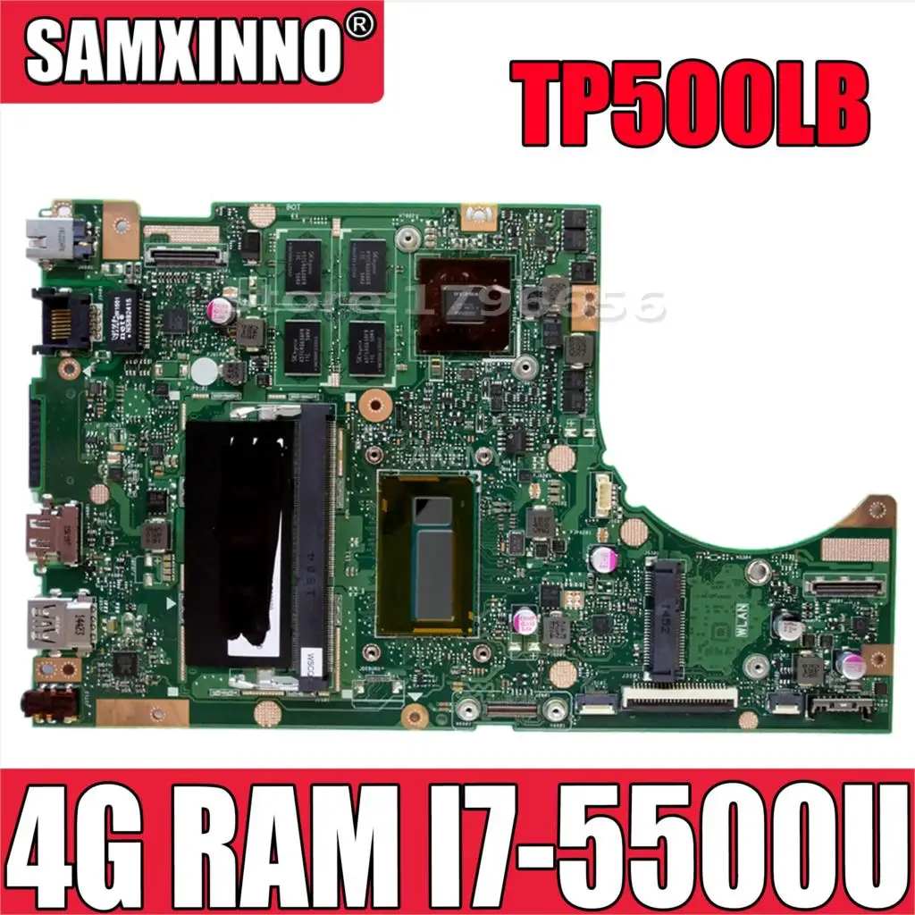 Akemy TP500LB материнская плата для ноутбука For Asus TP500L TP500LN TP500LNG Тест ОК i7-5500U 4GB-RAM 2 Гб