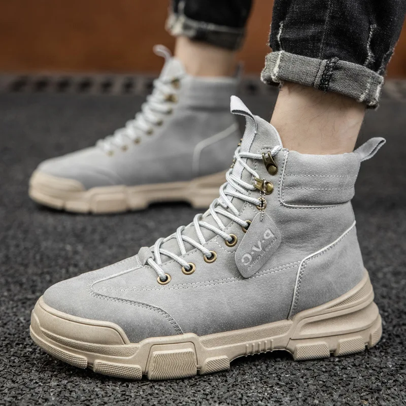 Boots Men Luxury Brand Designer Boots Men 2021 Fashion High