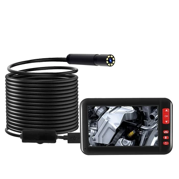 

F200 HD1080P 8MM Lens Screen inspectie endoscoop camera waterdicht borescope 4.3 inch HD TFT IPS Scherm camera Auto Monitor