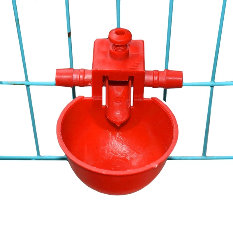50 Sets Automatic Bird Coop Feed Poultry Water Drinking Cups Animal Feeders Automatic Bird Coop Feed Poultry Chicken Fowl Drin