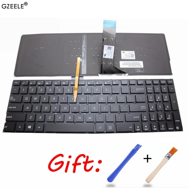 Новая клавиатура US для ноутбука ASUS K501 K501U K501UB K501UQ K501UW K501UX K501L K501LB K501LX A501L A501LB с