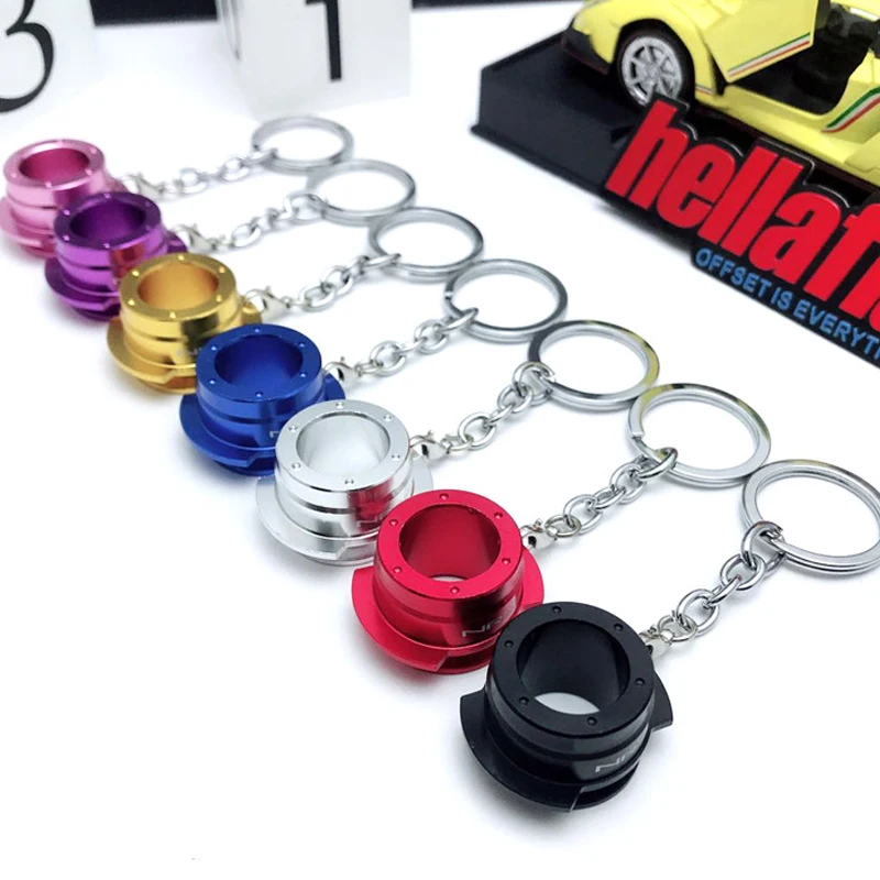 Hellaflush стиль брелок RCING Автомобильное рулевое колесо быстрое устройство для сброса брелок JDM декоративные автомобильные аксессуары