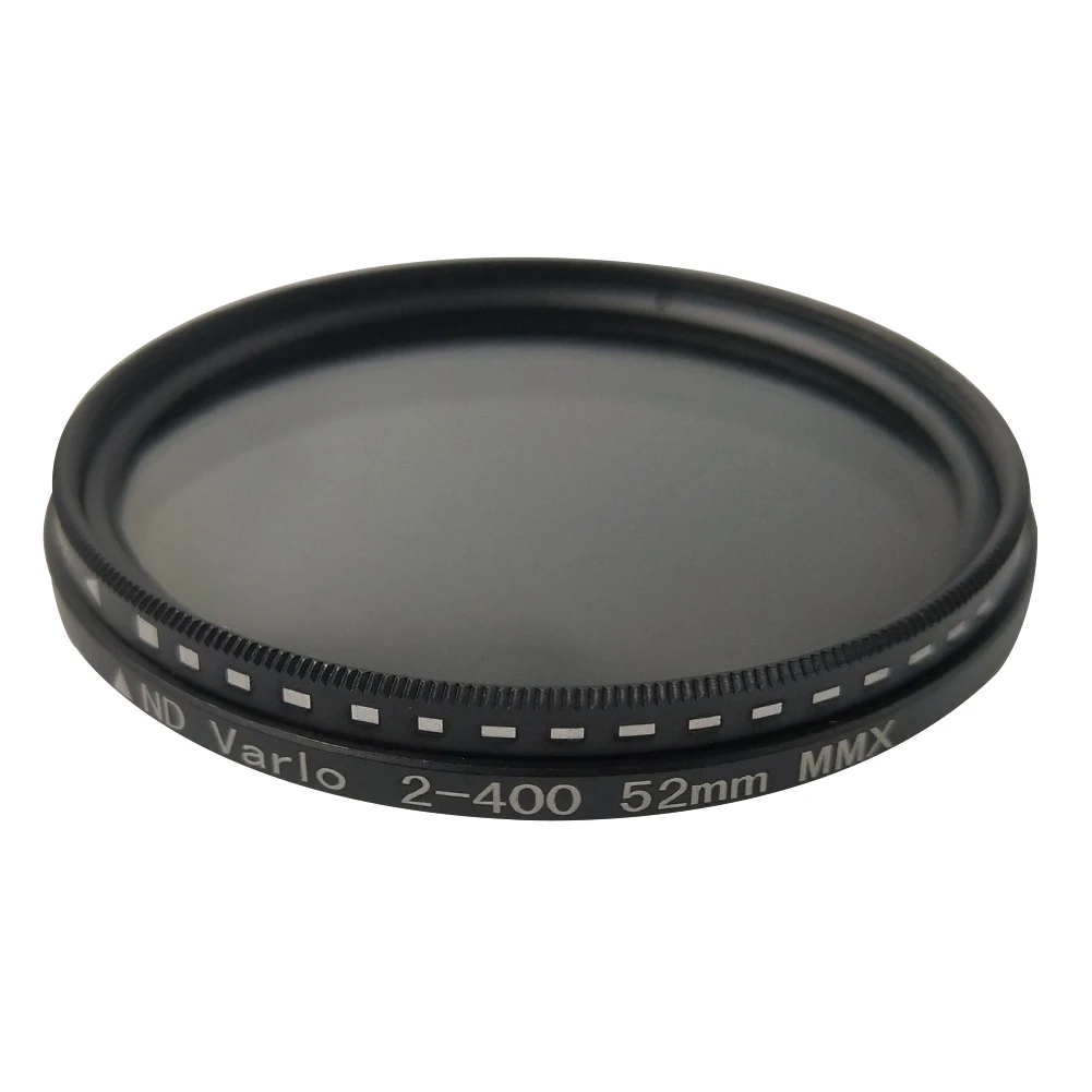 52mm Нейтральная плотность световое снижение практичный Профессиональный алюминиевый сплав регулируемый фейдер переменная камера ND фильтр эффективный - Цвет: 52mm