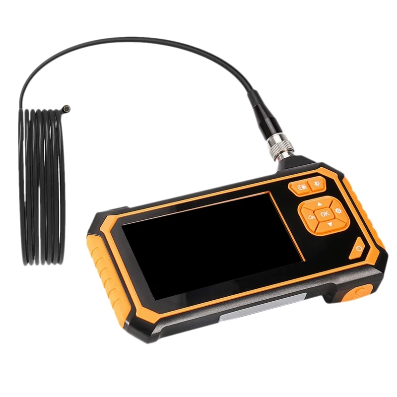 

Industrial Endoscope, 1080P Hd 4.3Inch Lcd Screen 2600Mah Battery Professional Borescope, Ip67 Waterproof Inspection Camera,Line