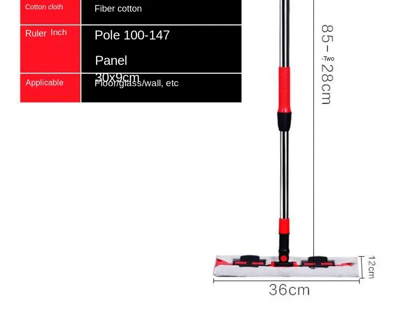 Бесплатно ручная мойка плоская Швабра Метла волоконные тампоны Пол ленивый сухой влажный двойного назначения многоразовая ткань Хо использовать держать деревянный пол швабры PS006