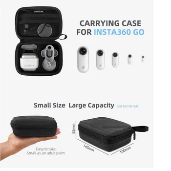 

Portable Storage Bag Carrying Case for Insta360 GO action Camera Accessories