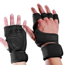 Weight Lifting Gloves Fitness Gloves Gel Palm Protection Gym Workout Protector Glove Non-Slip Heavyweight Training Power Lifting