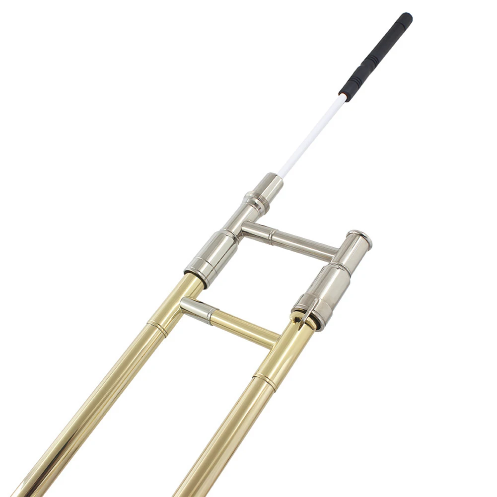 

High Quality Trombone Brass Instruments Steel Cleaning Rod Stick Plastic Handle Accessory Part Trombone Slide Metal Plastic Wrap
