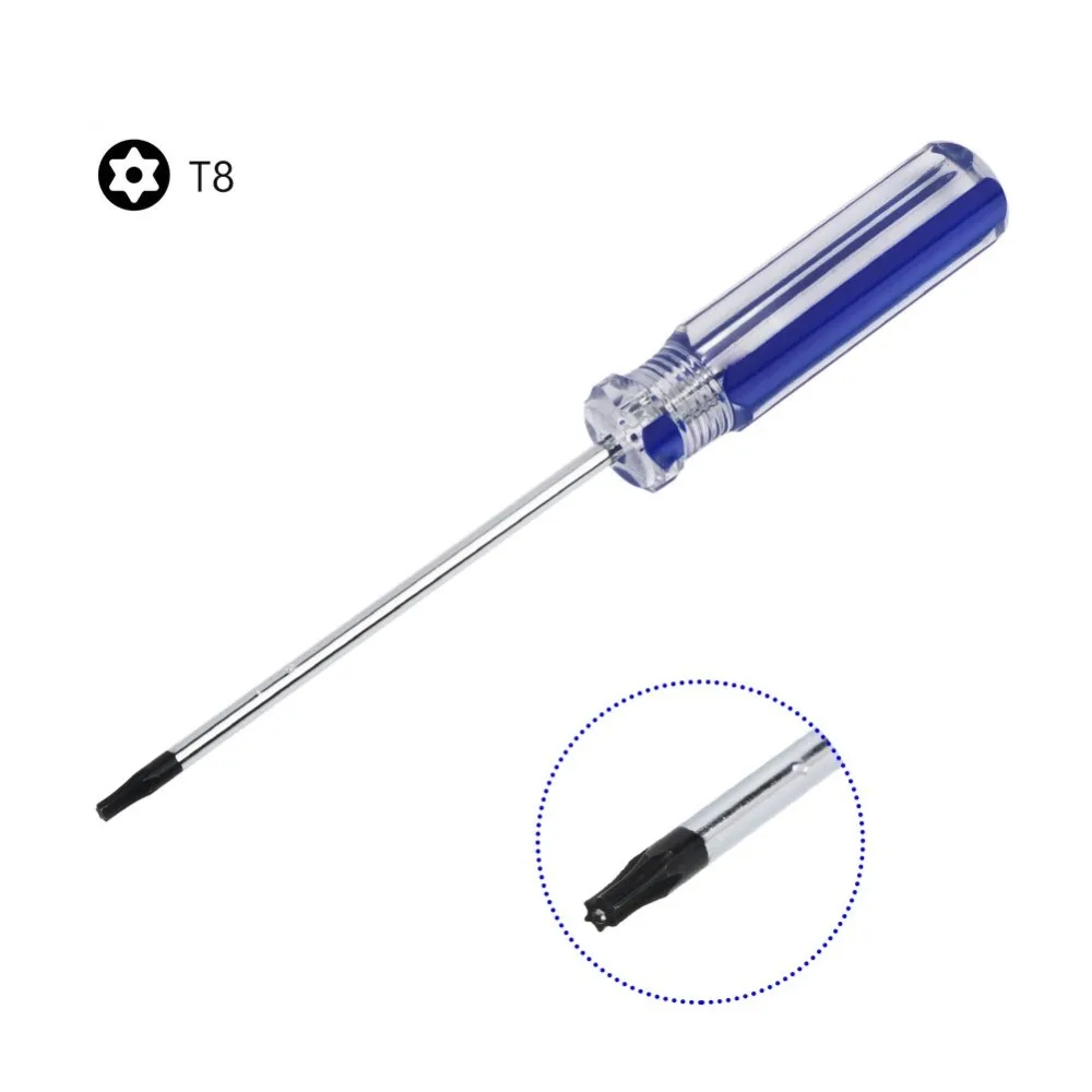 T8 T8H Screwdriver Security Bit Torx Driver for Xbox 360 Wired and Wireless Controller Or PS3 Slim Disassembly (2)