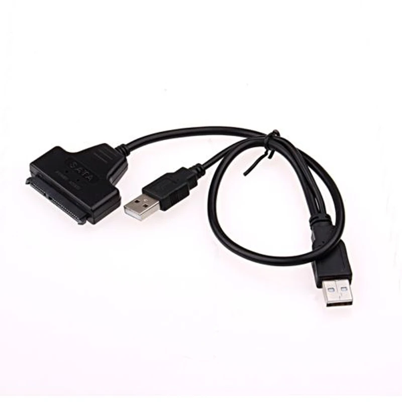 Разъем для жесткого диска диск кабель ноутбука двойной USB 2,0 на SATA для 2," /3,5" HDD SSD Внешний