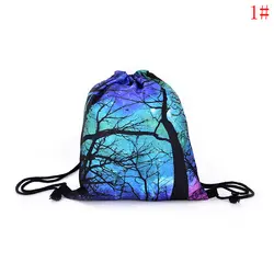 Звездная сумка на шнурке холщовый школьный рюкзак дорожная пляжная сумка