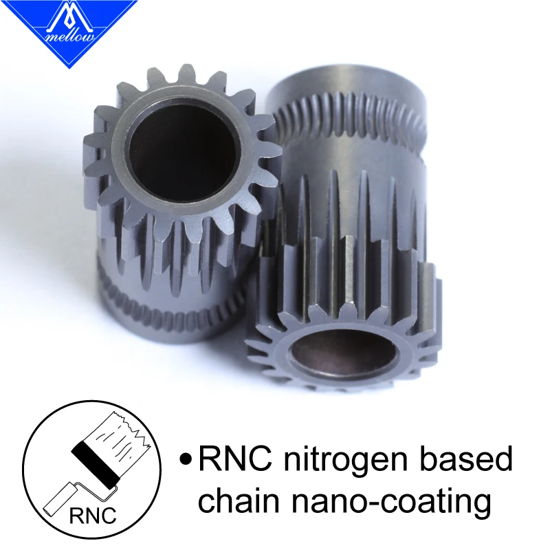 Mellow Faça Você Mesmo Cadeia à Base de Nitrogênio Super Roda de Extrusão Resistente ao Desgaste Ddg Direct Drive Kit Básico para Ddg Sherpa Mini Extrusora - Imagem 6