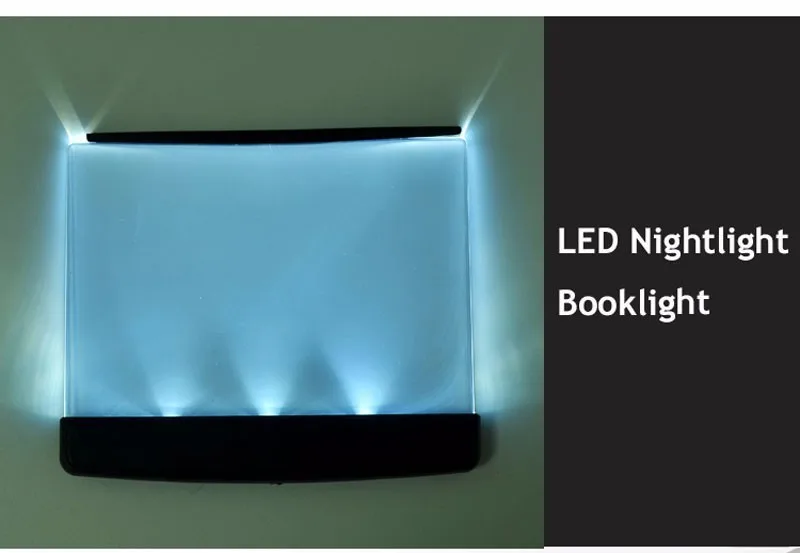 Светодиодный светильник для чтения с ночным видением для планшета, светильник для чтения глаз, для студентов, взрослых, для ночного чтения, защита глаз, легко носить с собой