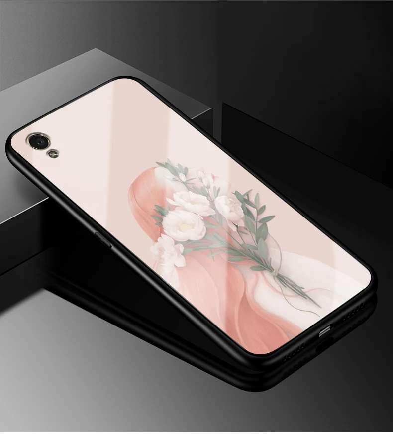 29 Для OPPO A37 чехол PC пластик+ стекло чехол для телефона черный ТПУ бампер чехол для OPPO A37 A 37 A37M A37F OPPOA37 полная защитная крышка - Цвет: 29