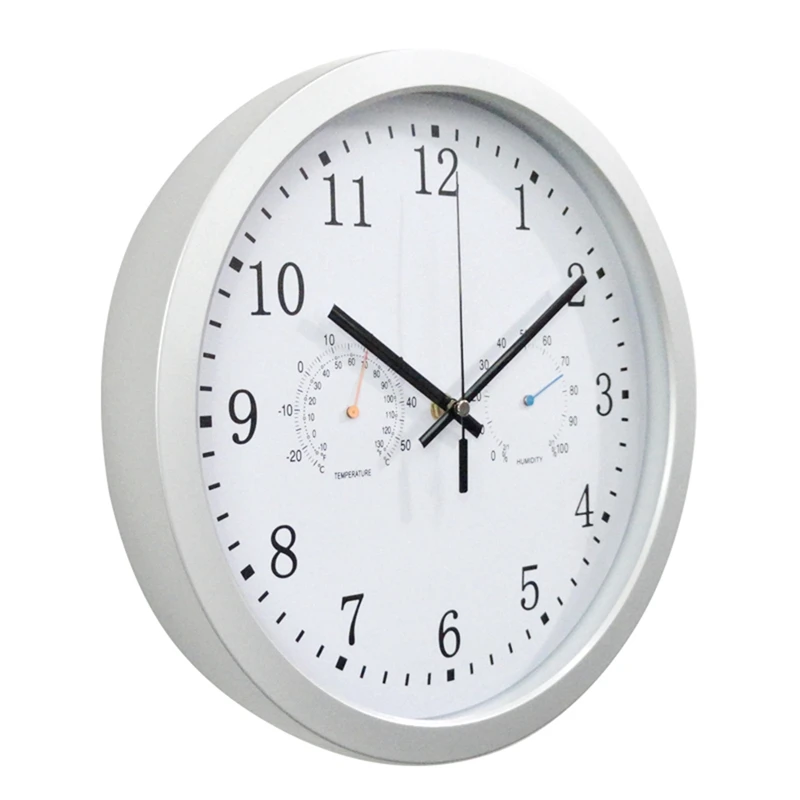 Clocks 12Inch Clock Automatic Time Adjustment Scanning Radio