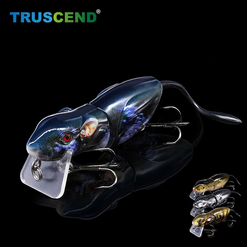 

6cm 10g Topwater Mouse Fishing Lure Artificial Hard Rat Bait Crankbait Wobblers Lure Fishing Tackle Swimbait Fishing Equipment