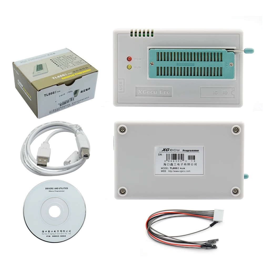 VSTM TL866II плюс TL866 обновленный MiniPro универсальный высокоскоростной USB программатор высокая производительность