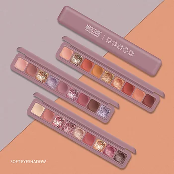 

9 Colors Eyeshadow Palette Long Lasting Smoky Eye Shadow Shimmer Matte Mineral Waterproof Kits woman Cosmetic