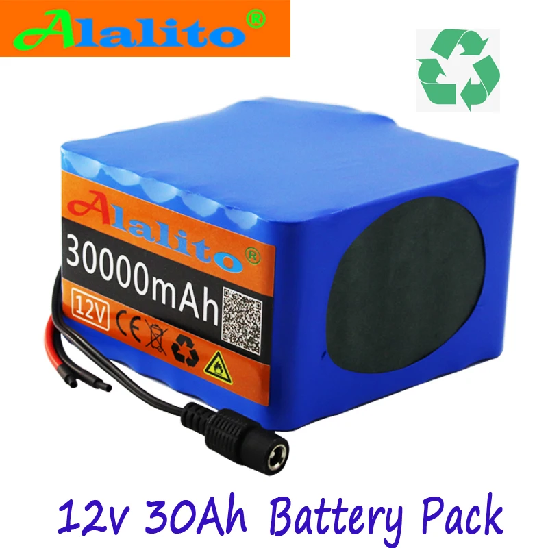 12V 30Ah 3S12P 12,6 V 30000mAh высоко-литиевый блок Питания Пакет для инвертора ксеноновая лампа Солнечный уличный свет экскурсионный автомобиль