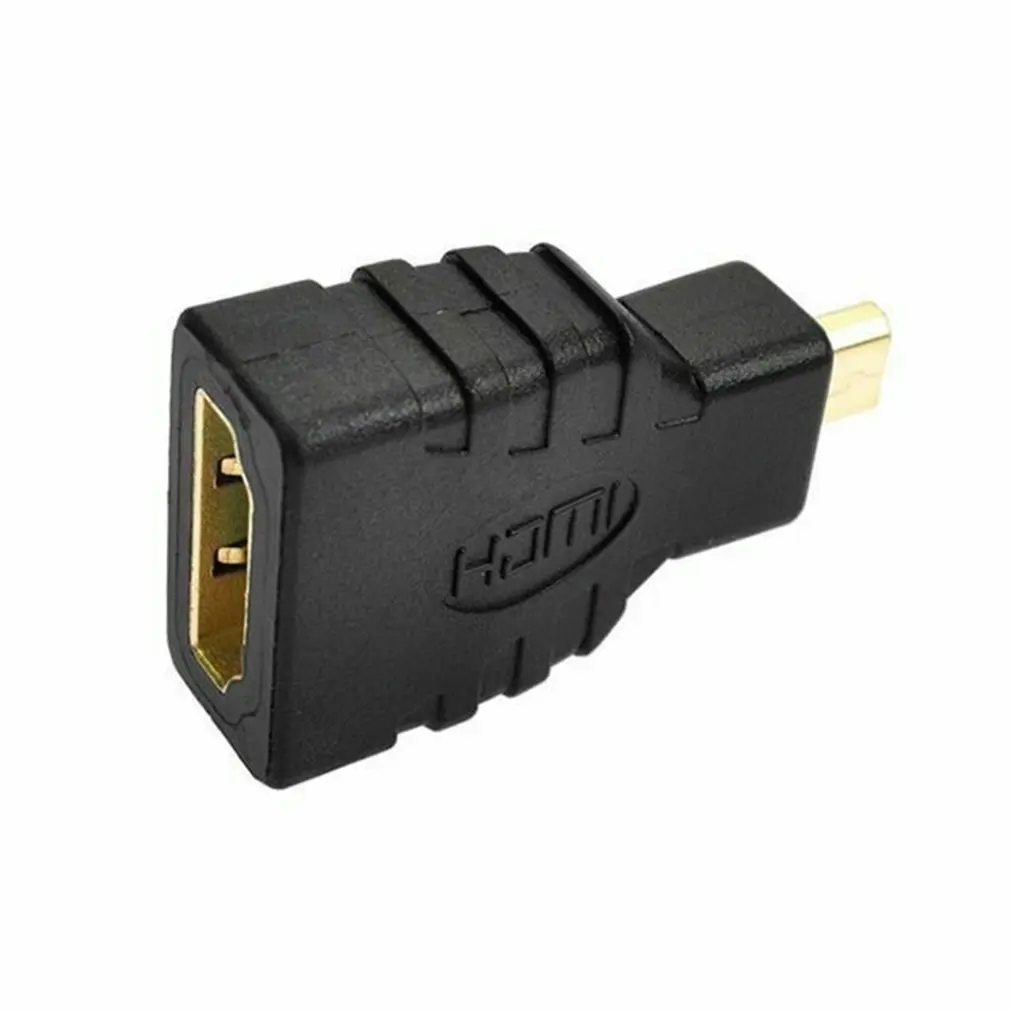 Адаптер Micro-HDMI на HDMI позолоченный 1080P Micro HDMI штекер на Стандартный HDMI для Raspberry Pi 4 Модель B модель
