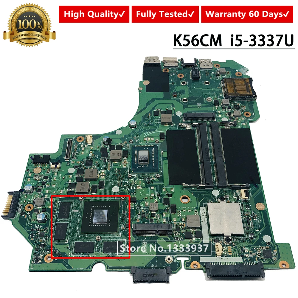 K56CM материнская плата версия 2,0 I5-3317U i5-3337U для ASUS S550CM S56C S56CM K56C K56CM материнская плата для ноутбука