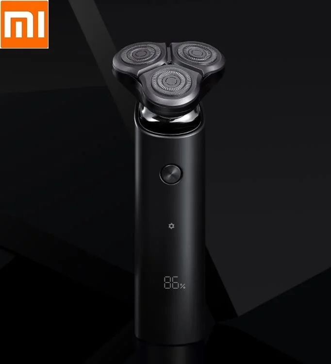 Xiaomi Mijia электробритва S500 бритва 3 плавающая головка для бритья сухой влажный бритвенный станок триммер для бороды светодиодный дисплей