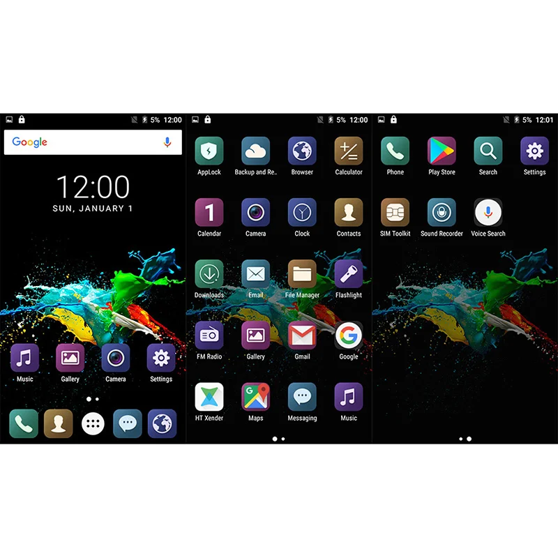 HOMTOM HT16 1GB 8GB5. 0 дюймов мобильный телефон Android 6 полный экран MTK6580 четырехъядерный