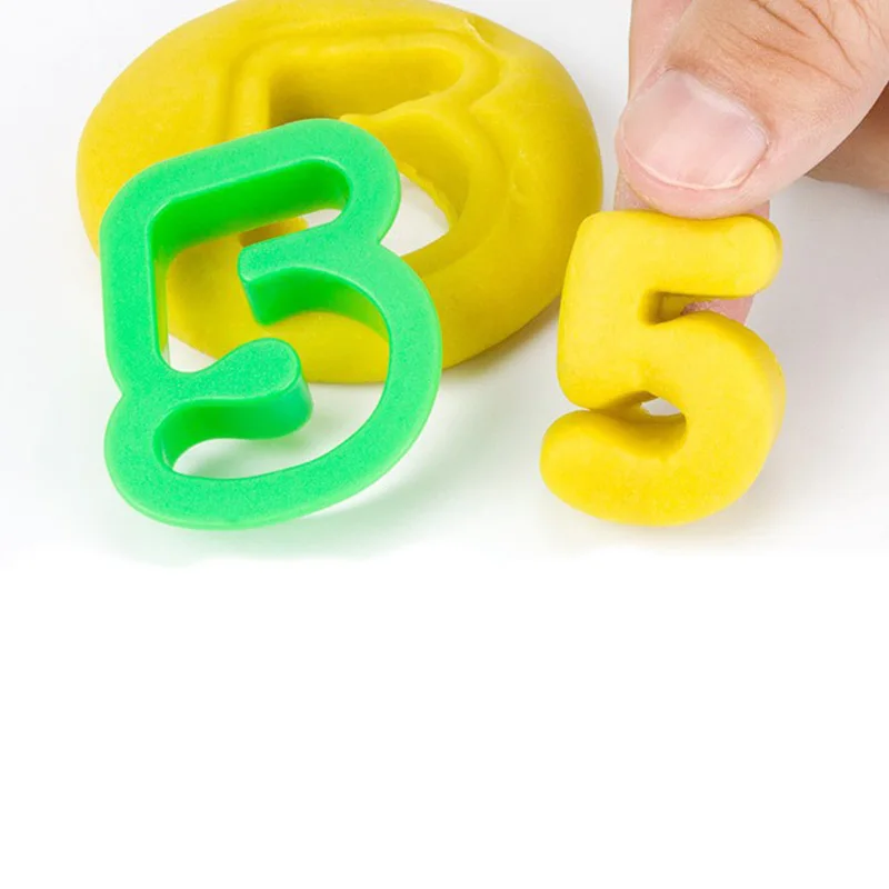 15 шт. DIY Slime цветной цифровой Пластилин Полимерная глина инструменты для игры в тесто скульптура мягкая глина набор для резьбы Развивающие игрушки для детей