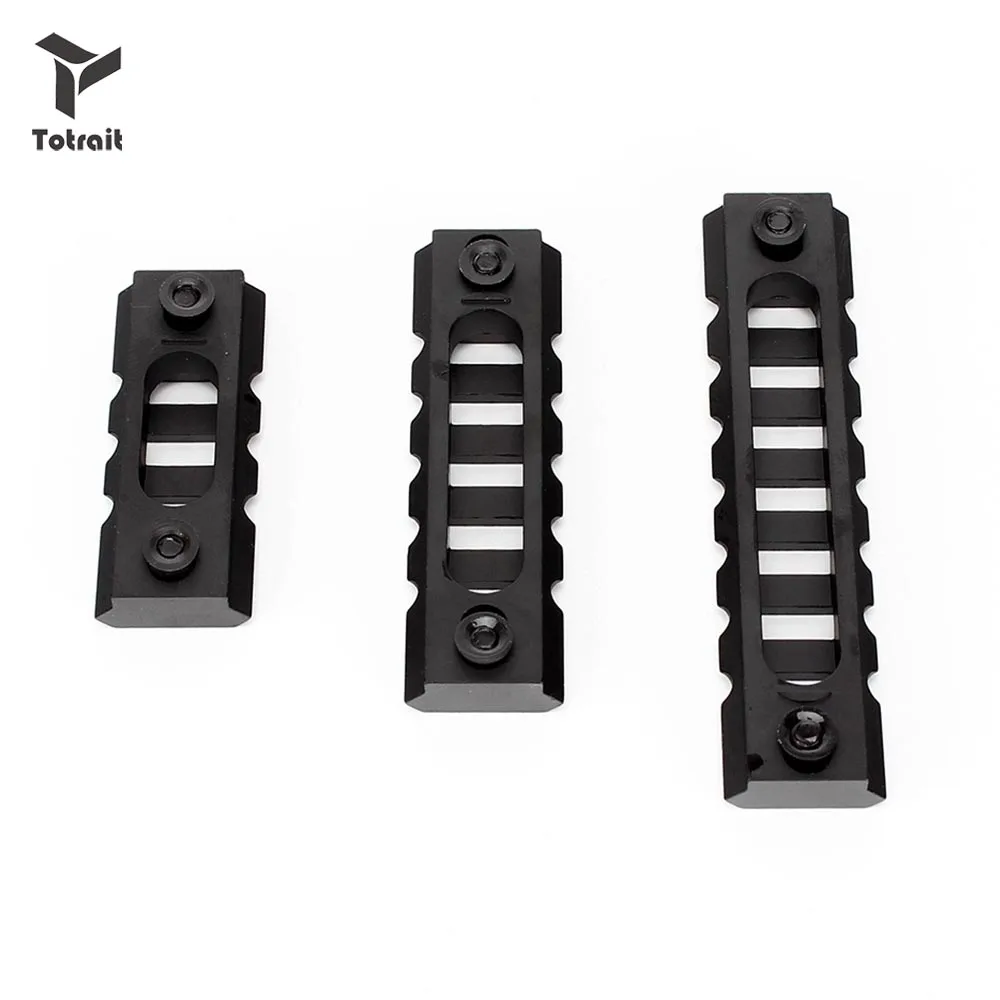 

Tactical Picatinny Weaver Rail Section for Keymod Handguard Mount Kemod RailPack of 3 (3-slot,5-slot,7-slot) for AR15 Rifle