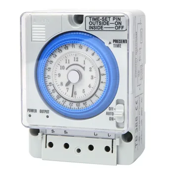 

TB388 Mechanical Timer 15 Minutes 24 Hours Time Switch Relay AC220V 10A Non Power Failure 2020