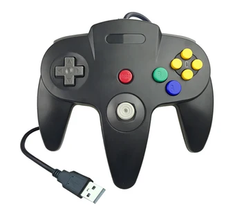 

100pcs/lot For N64 Gamepad Joypad USB Wired Gaming Joystick Game Pad For Ninten do 64 GC Gamepad Classic PC Game Controll
